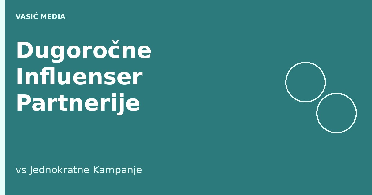 Dugoročne influenser partnerije
