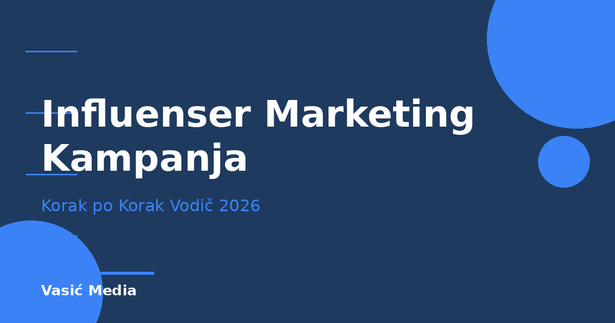 Influenser Marketing Kampanja Vodič