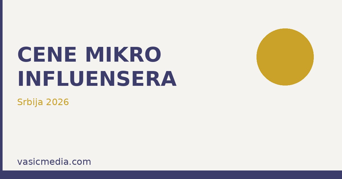 Cene mikro influensera