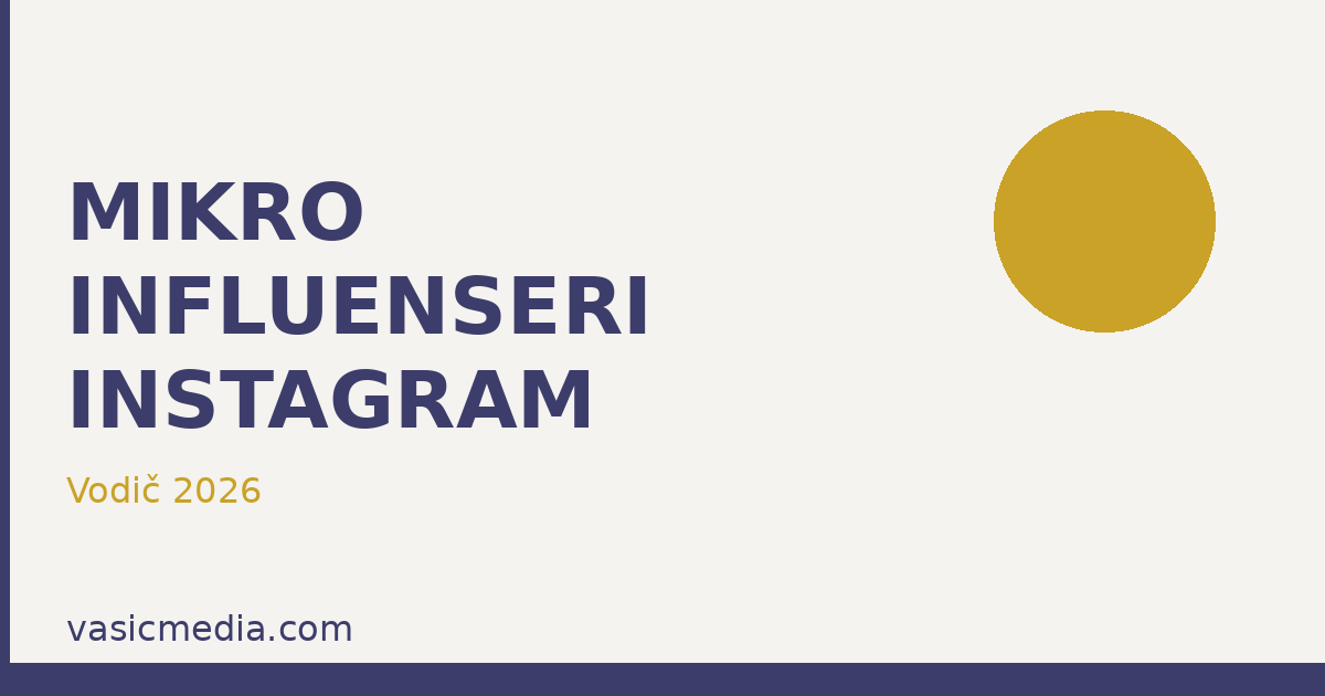 Mikro influenseri Instagram
