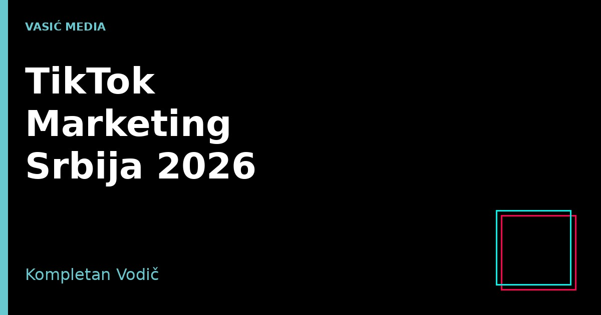 TikTok Marketing Vodič